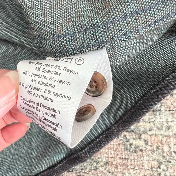 Jachs Outdoor Button Up Shirt Jacket XL Corduroy Cozy Fleece Blue - Picture 14 of 15